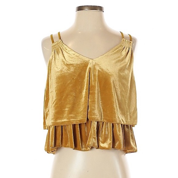 Xhilaration Tops - Xhilaration velvet double tie blouse